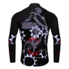 Racing Jackets 2023 Cycling Jersey Men Mountain Bike Fall MTB Bicycle Shirt Long Sleeve Road Blouse Top Ademend Autumn Gear Black Red