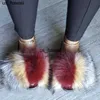 Slippers harige dia's nieuwe aankomst meisje