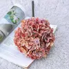 장식용 꽃 아름다운 트리밍 인공 꽃 수국 페이드 가짜 꽃 배열 가짜 가정 장식