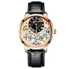 Montres-bracelets AILANG Qualité Montre Cher Double Tourbillon Suisse Montres Top Hommes Automatique Mécanique Hommes