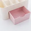 Storage Boxes Makeup Organizer Box Cosmetic Drawers Jewelry Display Desktop Container Double Layer Plastic Brush Holder