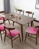 Stol täcker rosa gradient modern geometrisk abstraktion elastisk sittskydd för slipcovers hemskyddsträcka