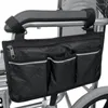 Sacs de rangement 1pc Walker Scooter électrique Fauteuil roulant Accoudoir Sac latéral Siège