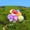 2cm 3cm Fairy Foam Mushroom Colorful Garden Miniature Decorations Plants Plants Garden Gnome Cute Mushroon microlandschaft 7 Colors TT0130