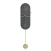 壁時計北欧のミニマリスト時計クリエイティブアートシンプルキッチンリビングルームラグジュアリーデコレーションサイレントモダンデザインw6c