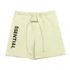 Shorts pour hommes couleur unie lettre réfléchissante piste Couples pantalons de jogging rue homme court femmes Streetwear S-xl