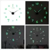 Zegary ścienne 61 -calowe świetliste akrylowe ciche światło w ciemnej nocy nordycka moda nonking with