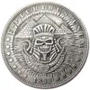 Hobo monety USA Morgan Dollar Skull Zombie szkielet ręcznie rzeźbiony kopia monety metalowe rzemiosło specjalne prezenty #0060