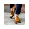 Scarpe eleganti da uomo Calzature formali da uomo Mocassini in pelle verniciata Marrone Slip On Nappa Festa di nozze Uomo Taglia grande 3848 Drop Delivery Acces Dhbjc