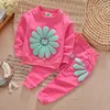 Set di abbigliamento Ragazze Top estivi Pantaloni Brand Abiti per bambini Roupa De Menina Party Vetement Fille Set Princess