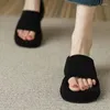 Slippers 2023 Летние женские загрязнения модным темпераментом с твердым цветом Внешнее износоц