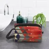 Borse cosmetiche da viaggio Vintage Kilim turco Navaho Borsa da toilette in tessuto azteco Boho Etnico persiano Tribal Makeup Organizer Storage Dopp Kit