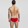 Underpants Classic Men's Solid Color Underwear Cotton Comfortable Mesh Breathable Boxers Briefs For Male Sexy Men Gay Boy