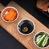 Plates Dish Bowl Sauce Dishes Stainless Seasoning Round Dipping Soy Bowls Appetizer Storage Ramekins Steel Ketchup Butter Mini