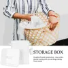 Storage Boxes 2pcs Laundry Detergent Box Soap Container Powder Case With Scoop