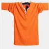 Camisetas masculinas de outono Men camise