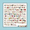 Charms Floating Diy Jewelry 100Pcs/Lot For Living Glass Locket Dh Drop Delivery Findings Components Dhtqk