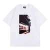 Neue Kith Herren T-Shirts Tokyo Shibuya Box T-Shirt Männer Frauen Street View Druck Shirts T-Shirts Übergroßes Athleisure-T-Shirt Utss Logo Tees Euro-Größe