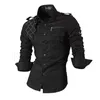 Men's Casual Shirts Jeansian Dress Fashion Desinger Stylish Long Sleeve 8371 Black2 230130