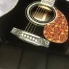 41 "D45 series luxury BK color all abalone Mosaic acoustic guitar