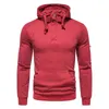Heren Hoodies Sweatshirts Mens Casual Button Hooides 2023 Brand Men Kleding Male Solid Hooded Jacket Streetwear Fashion Hoodie