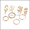 Bagues de cluster Fine Bijoux en ligne 2021 Ouverture Twist Ring DIY Joint Creative Set 65 Off Magasin Vente C3 Drop Livraison Dhtin