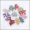 Charms Birthstone Crystal Month Birthday Stones f￶r handgjorda DIY -smycken som g￶r 6mm guldpl￤terad charm grossistdrop leverans Findin DHHB1