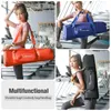 Buitenzakken grote capaciteit fitness rugzak vrouwen yoga mat handtas heren pilates schoudertas vrouwelijke gym training sport messenger tassen x526a t230129