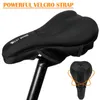 Saddles West Biking Road Bike Saddle Comfort Sile Gel Cushion Anti-slip Schokbestendig Mountain Cycling Bicycle-stoel Cover 0130