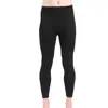 Heren thermisch ondergoed plus maat 500 g fluweel dikke winterheren leggings strakke lange johns panty compressie warme broek 632