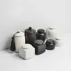Chinese stijlproducten Blackwhite Funeral Ashes Jar urn voor menselijke crematie huisdierhouder keramische aandenken pal urns kistzegelopslag 230130