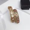 Gouden diamanten armband voor vrouw messing mode sieraden aanbod