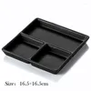 Platen 1 stks massief keramisch bord verdeeld dinerbladeren lunchcontainer Noordse kookgerei porselein sushi steak servies