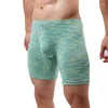 Underpants Men Cotton Boxer Stretchy Shorts Ropa Sexy Hombre Trunks With Bulge Pouch Sleep Bottom Breathable Underwear Homewear