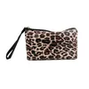 Bolsas de armazenamento 30pcs/lote de sublimação bolsa de neoprene com pulseira girassol leopardo saco cosmético Lápis Caso Lady Clutch