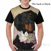 T-shirts pour hommes T-shirts pour hommes Femmes All Over Print Fashion Girl Shirt Boy Tops Tees T-shirts à manches courtes