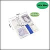 Funny Toys Mysterious Blind Box Toy Party Replica Us Fake Money Kids Play Or Family Game Paper Copy Banknote 100Pcs Pack Practice Co Dhlze