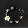 Charm Bracelets Kpop G Dragon Daisy Bracelet Stainless Steel Jewelry Fans Collection