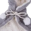 Dog Apparel Pet Cat Winter Warm Star Cloak Thickened Drawstring Design Hooded Clothes For Kitten Puppy