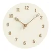 Wall Clocks Creative Clock Living Room Fashion Mute Wooden Simple Modern Watch Home Decoration