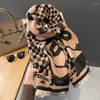 Szaliki moda zimowa kaszmir szalik szalik dla kobiet design gruby koc ciepły paszmina bufanda opakowanie panie echarpe poncho bandana 2023