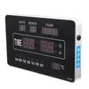 Wall Clocks 110-220V Hanging LED Digital Clock Calendar Temperature Day Real-time Display For Home Livingroom Decor