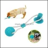 Dog Toys Tuggar PET Molar Bite Toy Mtifunction Biting Rubber Chew Ball Cleaning Teeth Safe Elasticity Soft Dental Care Sug Cup DHAFR