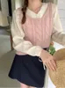 Frauen Blusen 3 Farben Koreanische Chic Stil Dünne Bluse frauen Kleidung 2023 Frühling Herbst Casual Pullover Alle-spiel Büro Dame