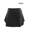 Stage Wear Women Girls Ballet Skirt Dance Dress Black Navy Gray Tutu Ballerina Dancewear Adult Side Split Short