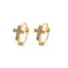 Backs Earrings 1Pair Zircon Ear Cuff Gold Silver Color Cuffs For Women Butterfly Clips On Cross Moon Non Pierced Earcuff