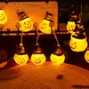Strängar halloween pumpa lykta sträng batterilamp