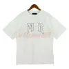 High Street Mens Summer T 셔츠 남성 큰 글자 인쇄 상단 커플 스트리트 트렌드 커플 티 사이즈 S-XL