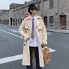 Trench Coats Men's Men Design Poches