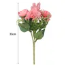 Fleurs décoratives 7 Tête Rose Fleur Artificielle Soie Pivoine Haute Qualité Bouquet De Mariage Décor Faux Maison Jardin Décoration Accessoires Artisanat